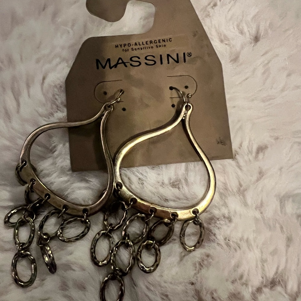 Massini Gold-Tone Dangle Earrings